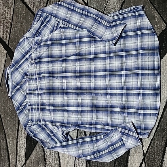 BKE RELAXED FIT SNAP-BUTTON PLAID LONG-SLEEVE SHIRT - Picture 10 of 12